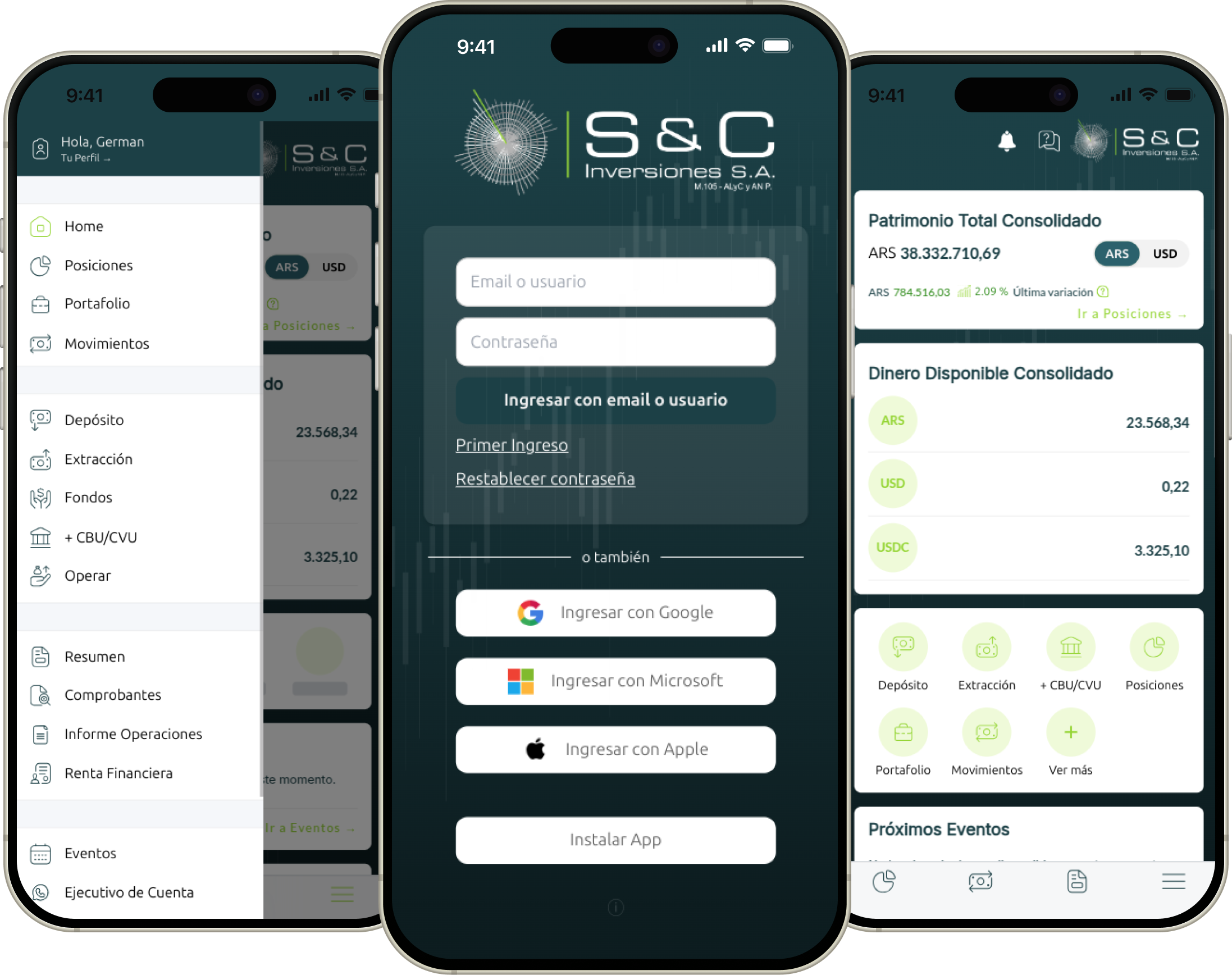 S&C Inversiones Web o App